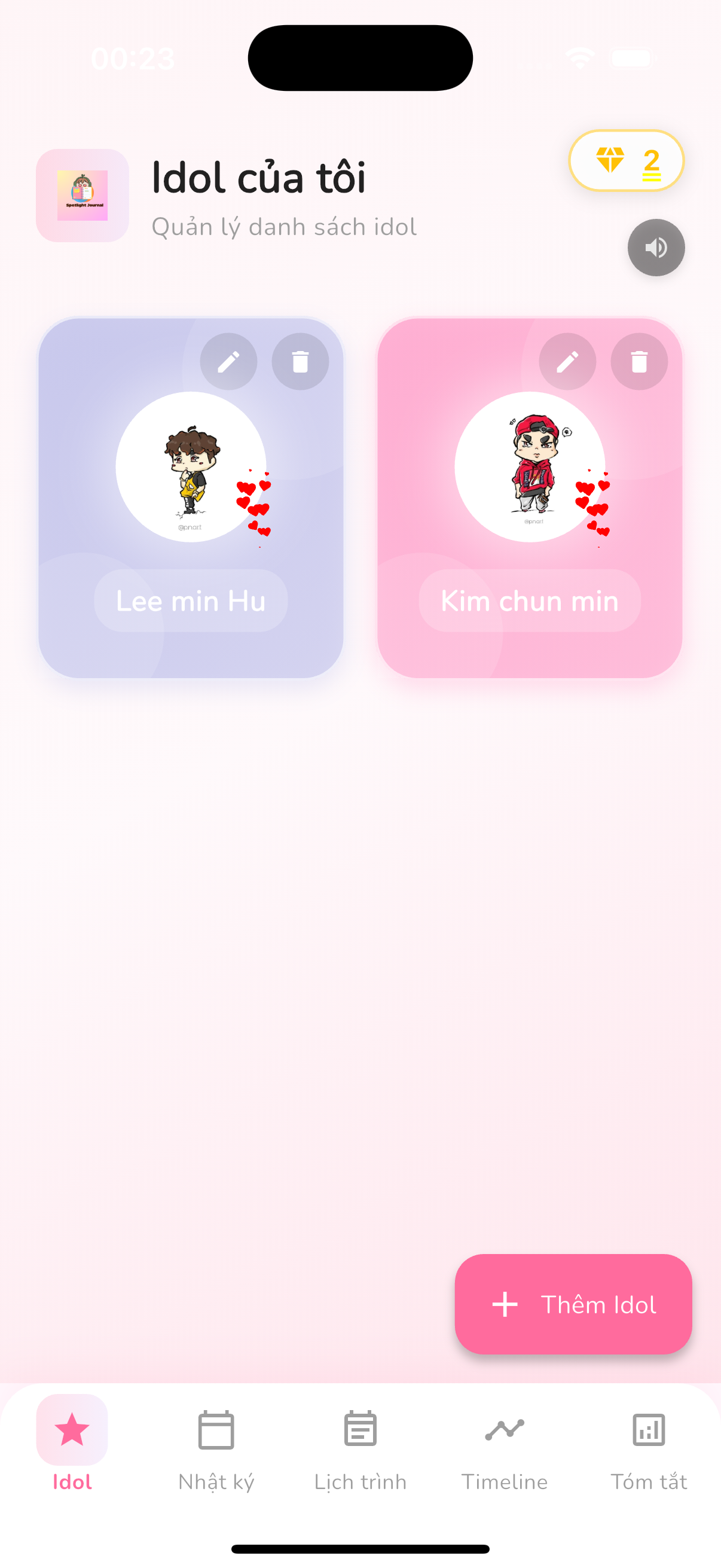 App Screenshot Main